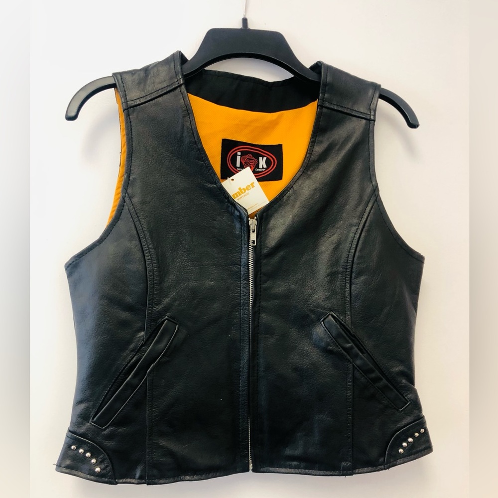 IK Studded Leather Vest